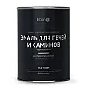 Эмаль термостойкая Elcon Max Therm 1200°С для печей и каминов черная 0.8 кг