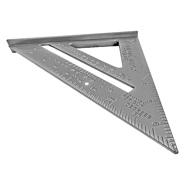 Угольник VertexTools 3040-180 столярный алюминевый 180 мм