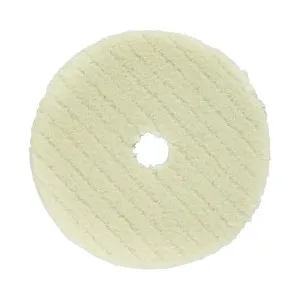 Насадка полировальная VertexTools 0094-125 под липучку короткая плетеная шерстяная нить 125 мм