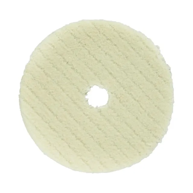 Насадка полировальная VertexTools 0094-125 под липучку короткая плетеная шерстяная нить 125 мм