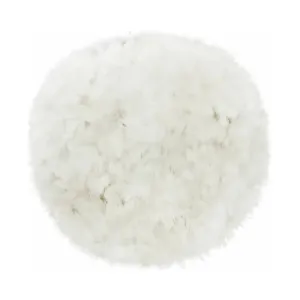 Насадка полировальная VertexTools 0096-125 под липучку натуральная шерсть 125 мм