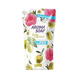 Крем-мыло жидкое Aroma soap Олива и Камелия 1000 мл
