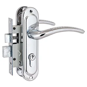 Замок врезной Стандарт 132/50 СР хром