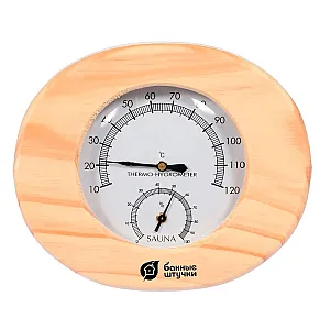 Термометр с гигрометром Банные штучки 18022 16*14*3 см