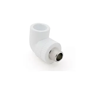 Колено РосТурПласт 10799 ПП наружная резьба 20*1/2