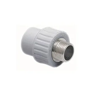 Ниппель РосТурПласт 10943 ПП комбинированный наружная резьба 20*3/4