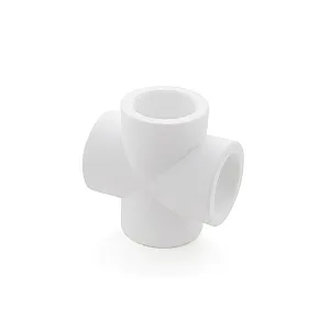 Крестовина РосТурПласт 10591 ПП 20 PN25 белый