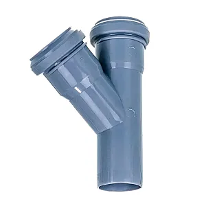 Тройник для внутренней канализации РосТурПласт 36381 40*40 мм 45°