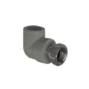 Колено РосТурПласт 15832 ПП с накидной гайкой 25*1