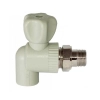 Кран PP-R шаровой Valfex 10148020Г угловой для радиатора НР Дн 20*1/2