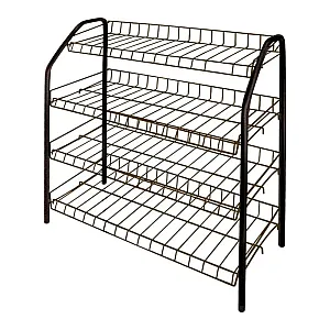 Этажерка для обуви Nika ЭТ1/А 4-х секционная медный антик 660*280*700 мм