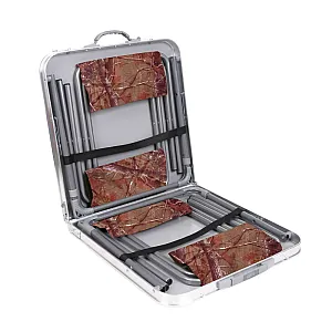 Набор Nika ССТ-К2 складной стол влагостойкий и 4 стула