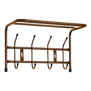 Вешалка Nika ВП4 настенная металлическая с полкой