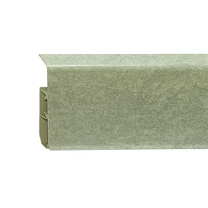 Плинтус Winart Quadro 339 мрамор светлый со съемной панелью 80 мм 2.2 м