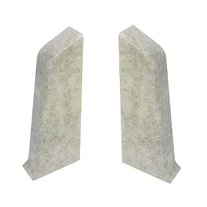 Заглушка Winart Quadro 339 мрамор светлый 80 мм 2 шт