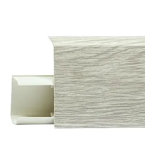 Плинтус Winart Tera 706 дуб пацифик со съемной панелью 72 мм 2.2 м