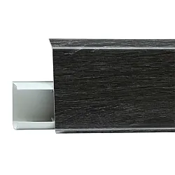 Плинтус Winart Tera 733 смоул со съемной панелью 72 мм 2.2 м