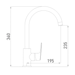 Смеситель для кухни Gross Aqua Flat 3119520C-B02
