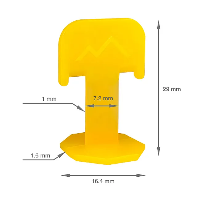 Система выравнивания плитки TLS-Profi Smart TLSZA012023 зажим 1 мм 100 шт
