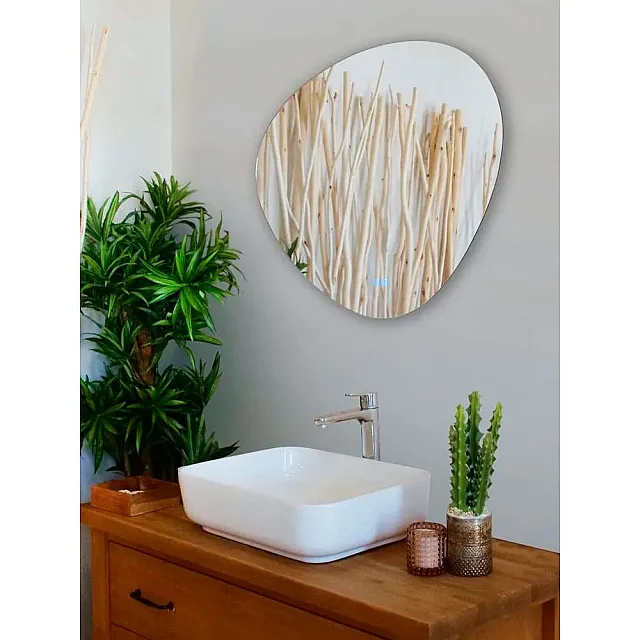 Зеркало Дабл-Ю Барселона BRS80X65 с подсветкой и антизапотеванием 80*65 см