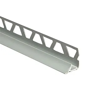 Раскладка внутренняя Ideal 002 под плитку 8 мм светло-серая 2.5 м