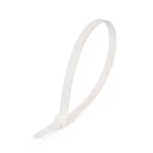 Стяжка Fortisflex 49391 нейлоновая КСС 3*100 мм белая 100 шт