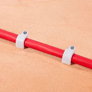 Скоба Fortisflex СПК 6 49458 пластиковая 50 шт