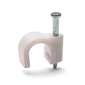 Скоба Fortisflex СПК 7 50025 пластиковая 50 шт