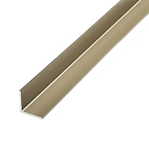 Уголок алюминиевый ПилотПро 09974 20*20*1 мм 2 м шампань