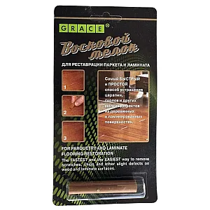 Восковой мелок Grace для ремонта сколов на ламинате и паркете бук