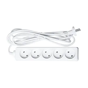 Удлинитель Navigator 61 311 NPE-S-05-300-X-2x1 без заземления 5 гнезд 3 м