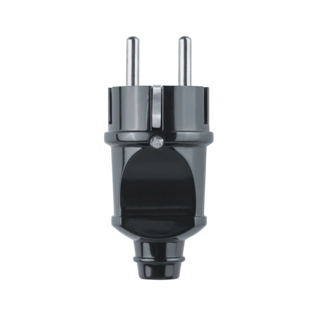 Вилка Navigator 61 360 NCA-PL02-16A-E-BL прямая черная Вилка Navigator 61 360 NCA-PL02-16A-E-BL прямая черная