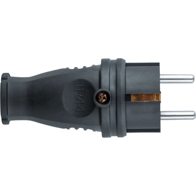 Вилка Navigator 61 368 NCA-PLR02-16A-E-IP44-BL прямая с заземлением черная Вилка Navigator 61 368 NCA-PLR02-16A-E-IP44-BL прямая с заземлением черная
