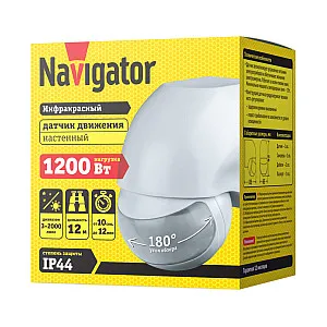Датчик движения Navigator 61 579 NS-IRMO6-WH