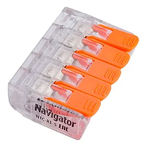 Клеммы монтажные Navigator 61 687 NTC-R1-5-B5 5 шт