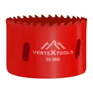 Коронка биметаллическая VertexTools 2525-68 по металлу 68 мм