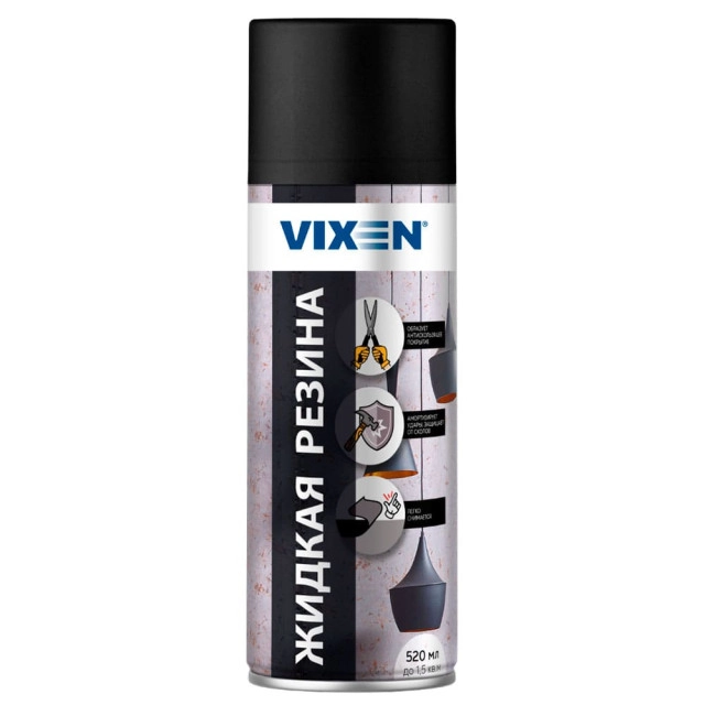 Жидкая резина Vixen VX90100 черный 520 мл Жидкая резина Vixen VX90100 черный 520 мл