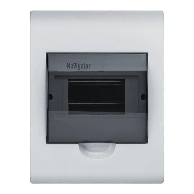 Бокс встраиваемый Navigator 93 802 NSS-DBI-6-WH-IP41 ЩРВ-П-6 модулей пластик