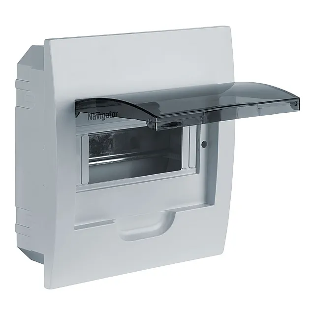 Бокс встраиваемый Navigator 93 803 NSS-DBI-8-WH-IP41 ЩРВ-П-8 модулей пластик