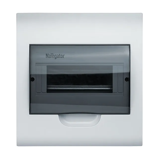 Бокс встраиваемый Navigator 93 803 NSS-DBI-8-WH-IP41 ЩРВ-П-8 модулей пластик