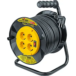 Удлинитель Navigator 93 908 NPE-R-04-30-E-3*1 катушка 4 гнезда c заземлением 30 м