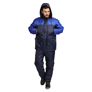 Костюм утепленный ГК Артекс Балтика размер 60-62 рост 182-188 синий+василек