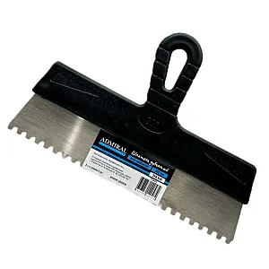 Шпатель Admiral зубчатый фасадный нержавеющий 300 мм зуб 6*6