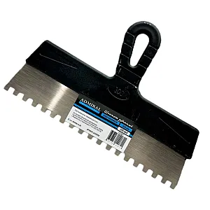 Шпатель Admiral зубчатый фасадный нержавеющий 300 мм зуб 8*8