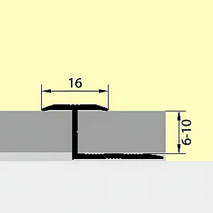 Порог Русский профиль РП-АКП-21 гибкий анодированный золото матовый 2.5 м