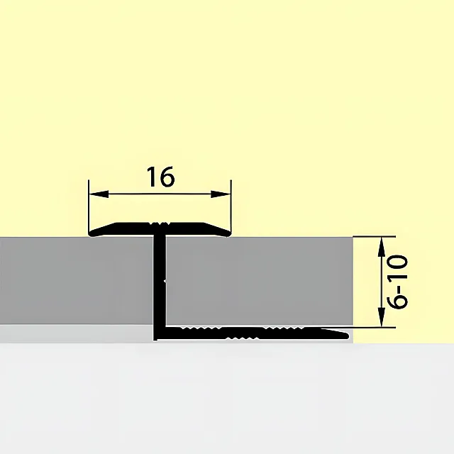Порог Русский профиль РП-АКП-21 гибкий анодированный золото матовый 2.5 м