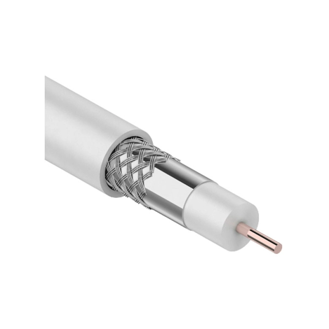 Кабель PROconnect 01-2205 RG-6U (75 Ом) CCS/Al/Al 48 % белый Кабель PROconnect 01-2205 RG-6U (75 Ом) CCS/Al/Al 48 % белый