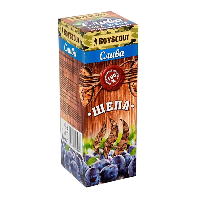 Щепа для копчения Boyscout 61197 Слива 1 л Щепа для копчения Boyscout 61197 Слива 1 л