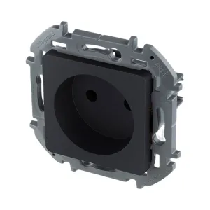 Розетка Legrand Inspiria 673713 2P 10/16A антрацит