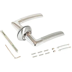 Ручка дверная Аллюр Старк SC/CP 1492 10916 матовый хром/хром